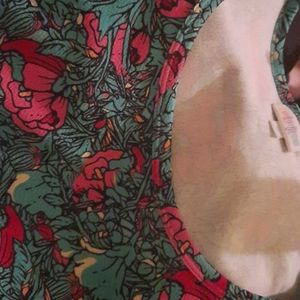 Blue and pink nicole dress